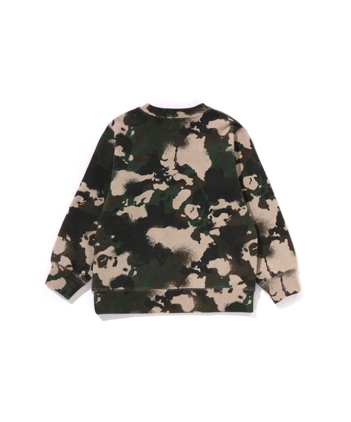 A BATHING APE 子ども用トレーナー（柄：迷彩）｜子ども服
