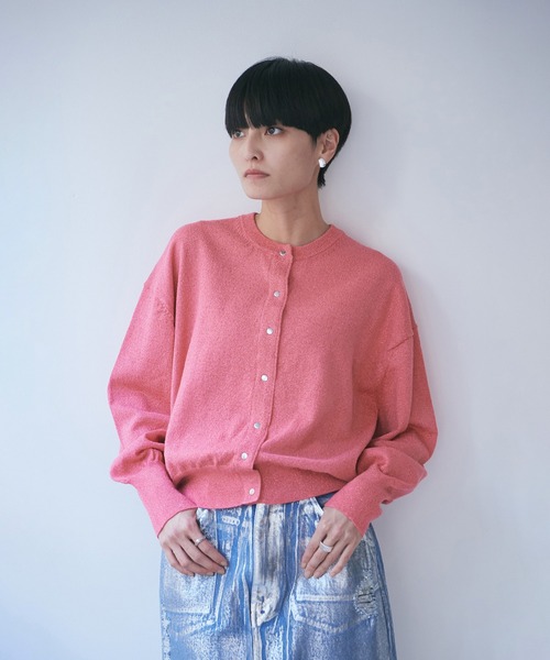 ROSE BUD カーディガン RE YARN ラメカーディガン レディース ROSE BUD カーディガン RE YARN ラメカーディガン レディース