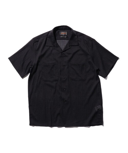 BEAMS PLUS オープンカラー シャツ BEAMS+ シャツ メッシュ オープンカラー メンズ : ZOZOTOWN