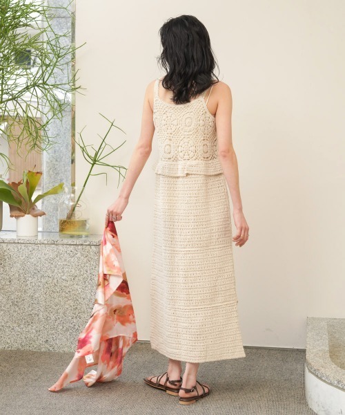 BAB（バブ） ワンピース 夏 「S・Mサイズ展開」クロシェペプラム