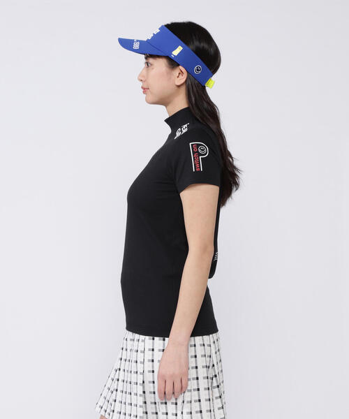 PEARLY GATES tシャツ 「PEARLY GATES」ベア疑似メッシュ半袖