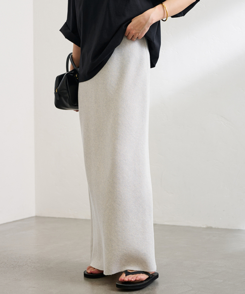 FRAMeWORK ワッフルストレートスカート 38 FRAMeWORK スカート ワッフルストレートスカート : ZOZOTOWN