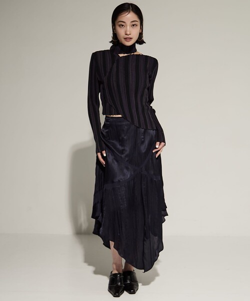 PHOTOCOPIEU フォトコピュー アシンメトリー トップス PHOTOCOPIEU 「PHOTOCOPIEU/フォトコピュー」ASYMMETRIC OVAL