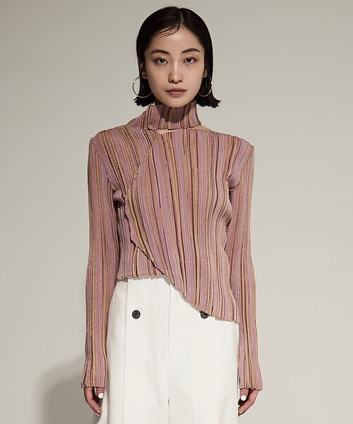 PHOTOCOPIEU/フォトコピュー】カットソー PHOTOCOPIEU/フォトコピュー Vネックトップ（Tシャツ