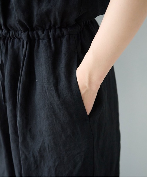 yuni パンツ リネン オールインワン レディース : ZOZOTOWN