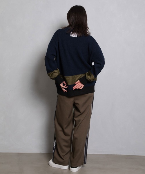 MARECHAL TERRE 「MARECHAL TERRE」 長袖ニット MEDIUM ブラック