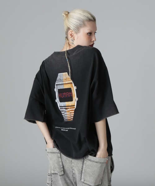 tシャツ DankeSchon/ダンケシェーン/CUTOFF S/S TEE WATCH レディース メンズ