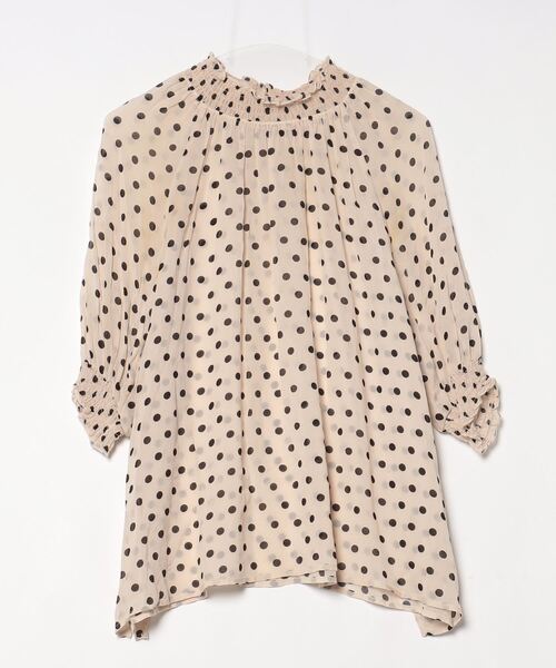 「Spick & Span」 7分袖ブラウス - ベージュ レディース