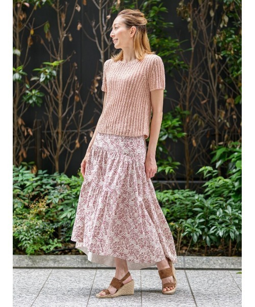 ニット セーター シュランケン ショートスリーブ セーター レディース ニット セーター シュランケン ショートスリーブ レディース