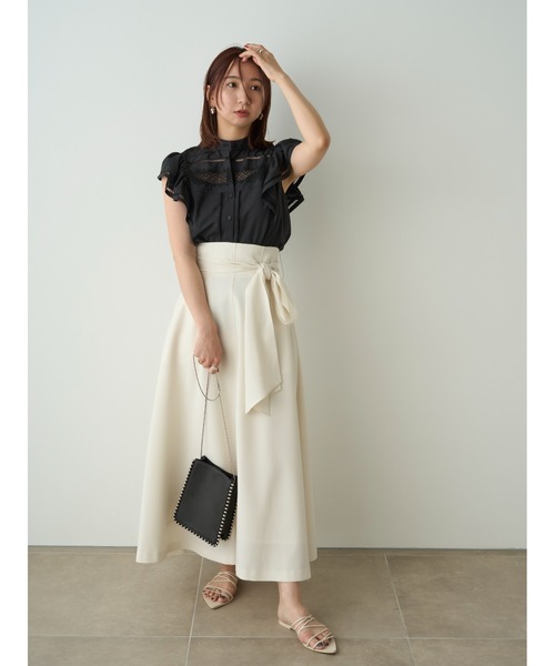 FRAY I.D 「FRAY I.D」 ノースリーブブラウス ONE SIZE ブラック