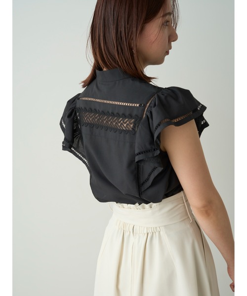 「FRAY I.D」 ノースリーブブラウス ONE SIZE ブラック レディース FRAY I.D 「FRAY I.D」 ノースリーブブラウス ONE SIZE ブラック