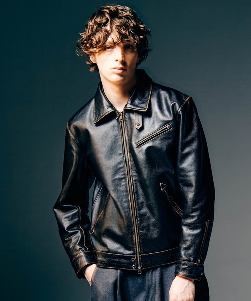 glamb グラム BYRON バイロンライダース レザージャケット 黒 L相当 STUNN Riders Jacket / スタンライダースジャケット（ライダース