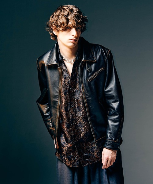 glamb 革ジャン ライダース Hidden Valley Leather Jacket