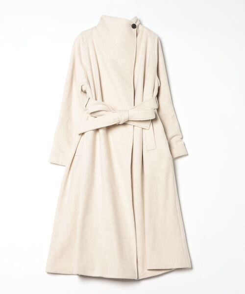 NANO universe（ナノ・ユニバース） ステンカラーコート S アイボリー