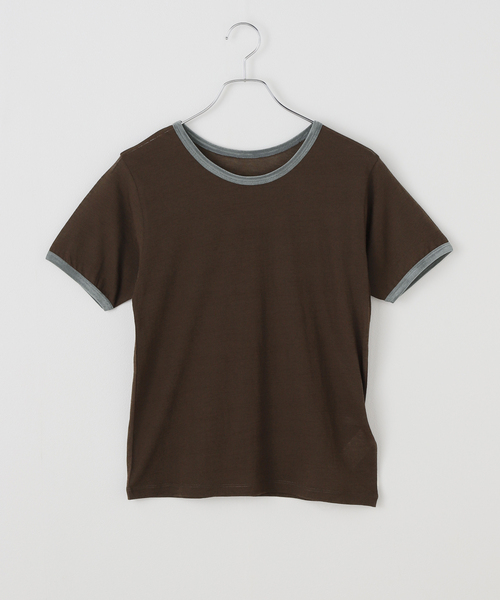 journal standard ベロアパイピング　Tシャツ JOURNAL STANDARD tシャツ ベロアパイピング シアーT レディース