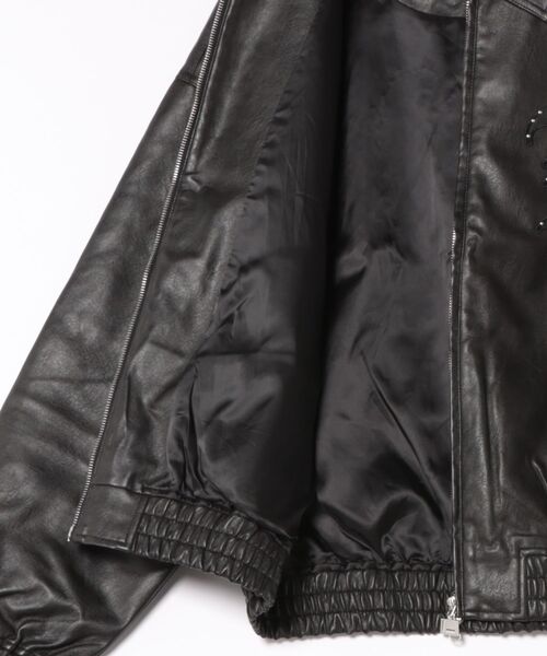 FUBU（フブ） ブルゾン アウター 「FUBU」Faux Leather Studs Patch