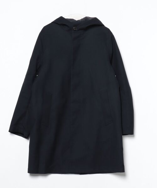 トラディショナルウェザーウェア　ネイビー　 コート レオパード柄ライナー金ボタン Traditional Weatherwear トラディショナルウェザーウェア ヒョウ柄