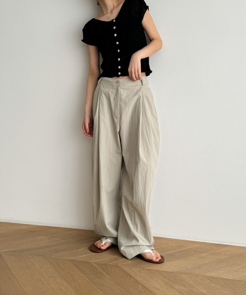 CANAL JEAN カーディガン El mar 半袖サマーニットカーディガン