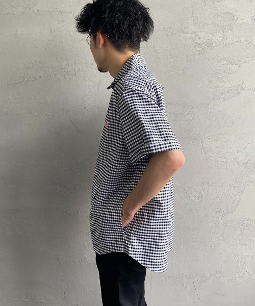 DANTON 半袖シャツ 42 Danton 「DANTON」 半袖シャツ 42 ブラック レディース