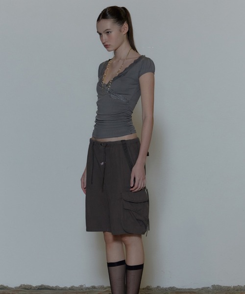 sculptor スカルプター　ハーフパンツM ネイビー SCULPTOR（スカルプター）の「Twill Cargo Half Pants/ツイル