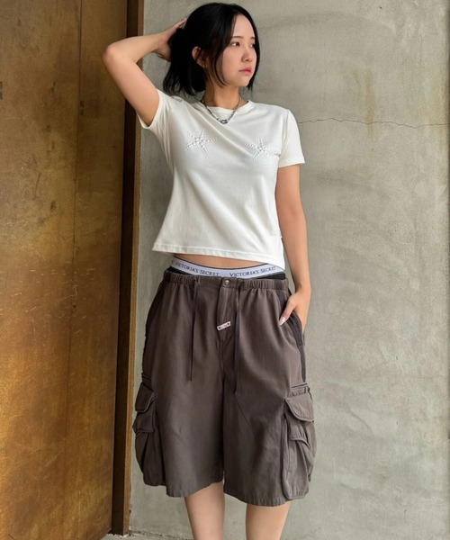 SCULPTOR パンツ Twill Cargo Half Pants レディース : ZOZOTOWN