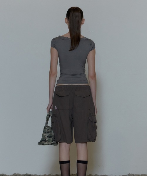 SCULPTOR パンツ Twill Cargo Half Pants レディース : ZOZOTOWN