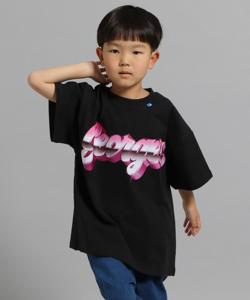 George's tシャツ 「KIDS」ロゴメタリックTシャツ キッズ 子供服