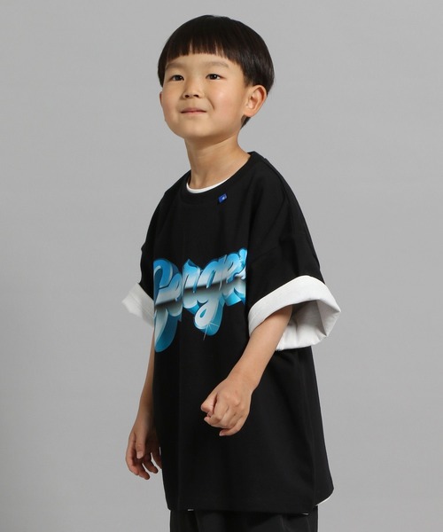 George's tシャツ 「KIDS」ロゴメタリックTシャツ キッズ 子供服