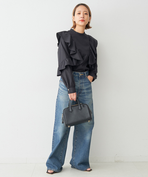 「Spick & Span」 長袖ブラウス - ブラック レディース Spick＆Span 「Spick & Span」 長袖ブラウス - ブラック