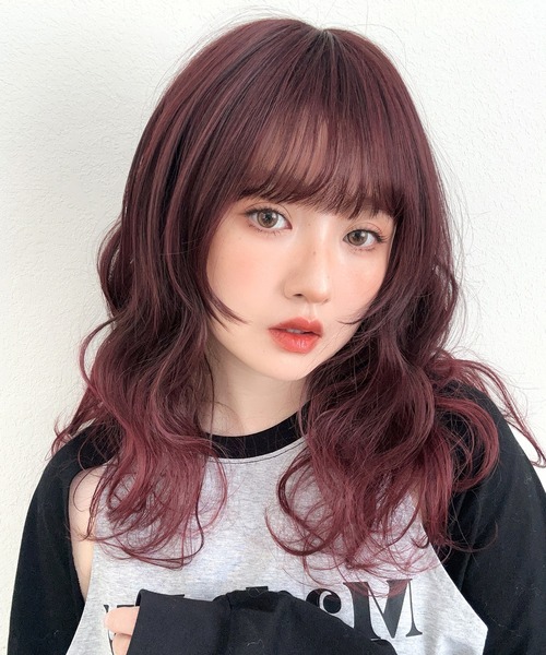 ウィッグ咖啡毒 ウィッグ エクステ 「 フラネナチュラルウェーブ 」 自然 ロング