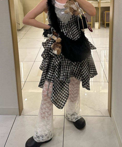 Alley Tokyo ワンピース ギンガムボリューミーキャミワンピ