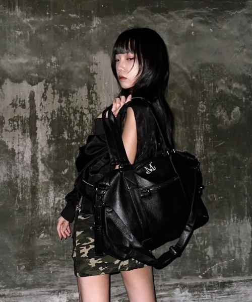 MUCENT ショルダーバッグ バッグ 「MUCENT」レザー トートバッグ