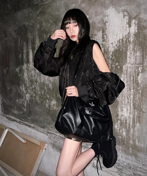 MUCENT ショルダーバッグ バッグ 「MUCENT」レザー トートバッグ
