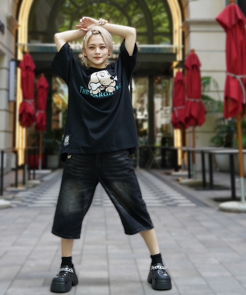 GALFY（ガルフィー） tシャツ 「別注」GA×GALFY-骨キラキラ＆co.Tee