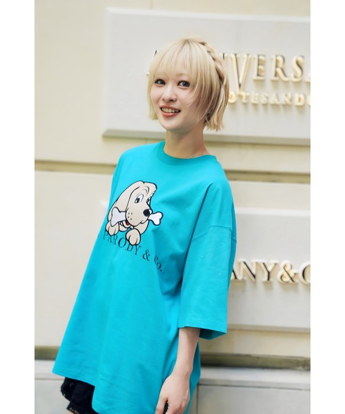 【新品未使用タグ付き】GALFY×Rafa&CoコラボTシャツ GALFY（ガルフィー） tシャツ 「GALFY/ガルフィー」コラボ ガルTee