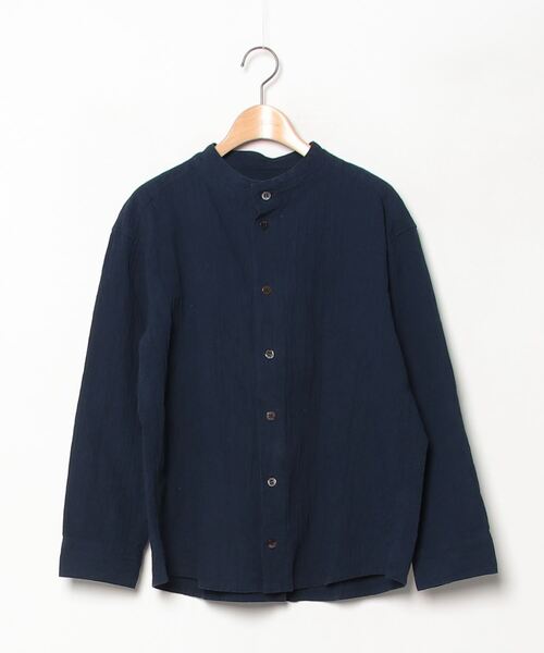 「Plantation」 長袖ブラウス M size ネイビー レディース