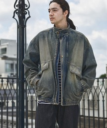 ブルゾン アウター 「niko and ...JEANS 2025AW」90sデニムスタンドブルゾン メンズ｜ZOZOTOWN Yahoo!店