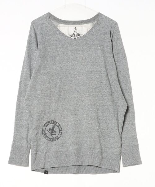 「HYSTERIC GLAMOUR」 ドルマンスリーブカットソー FREE グレー レディース