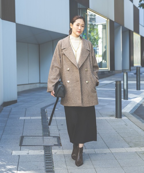 GLOBAL WORK（グローバルワーク） コート チェスターコート 軽やか