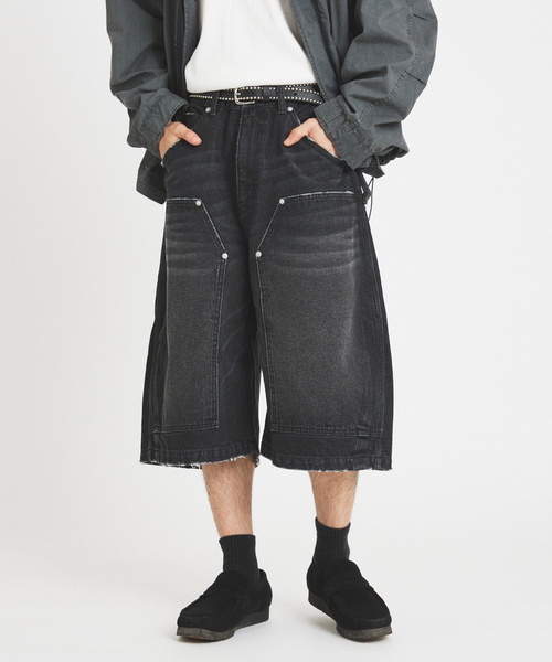 JOURNAL STANDARD パンツ ダブル ニー バギー ショーツ メンズ