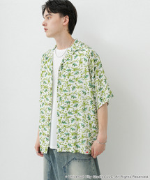 シャツ 「別注」JAWS×SENSE OF PLACE　総柄オープンカラーシャツ メンズ｜ZOZOTOWN Yahoo!店