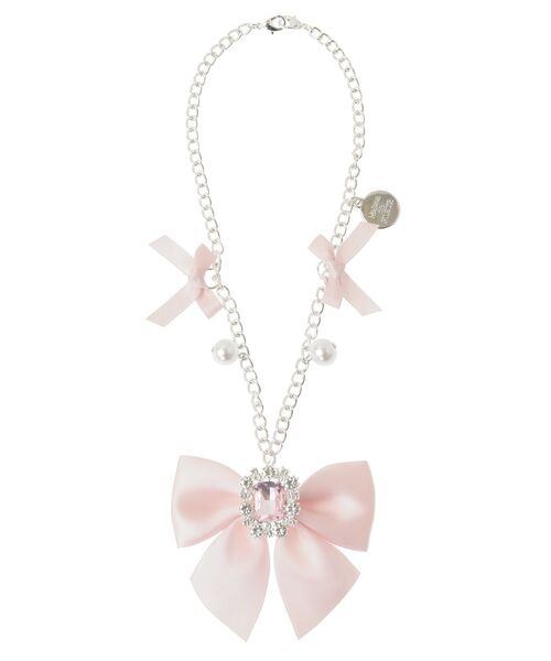 Maison de FLEUR（メゾンドフルール） チャーム ビジューリボンパール