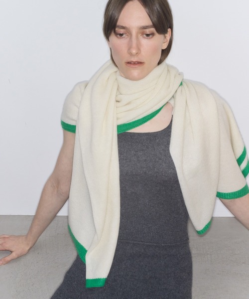 Elegancese ストール マフラー 「elegancese」Mesh cashmere stole