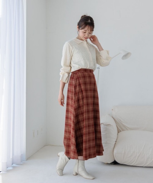 flower（ファッション） ニット セーター レーシーポロトップ2