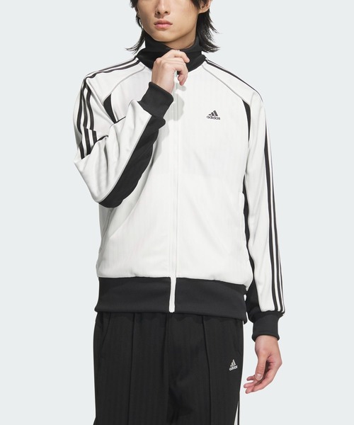 adidas（アディダス） ジャージブルゾン SMALL ホワイト メンズ