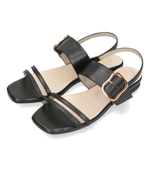 「WA ORiental TRaffic」 フラットサンダル LL ブラック レディース_画像7