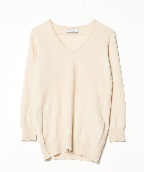 Deuxieme Classe 「Deuxieme Classe」 Vネックニット FREE ベージュ