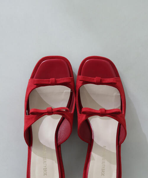 「NATURAL BEAUTY BASIC」 ミュール SMALL ワイン レディース_画像3