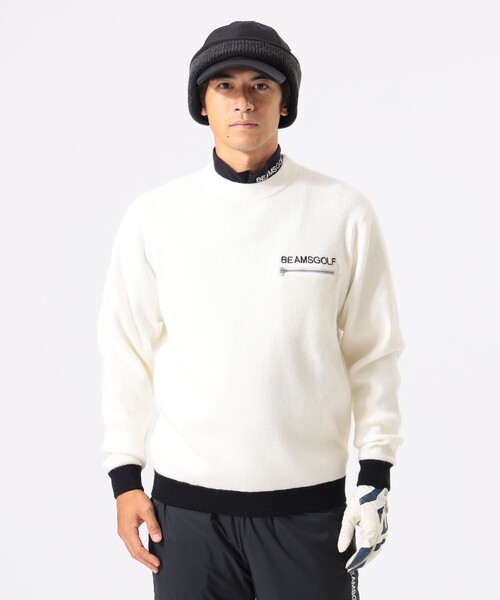 メ(^ ^)P【美品】BEAMS GOLF ビームスゴルフ セーター BEAMS GOLF（ビームス ゴルフ）PURPLE LABEL / スフィダンテ パイル