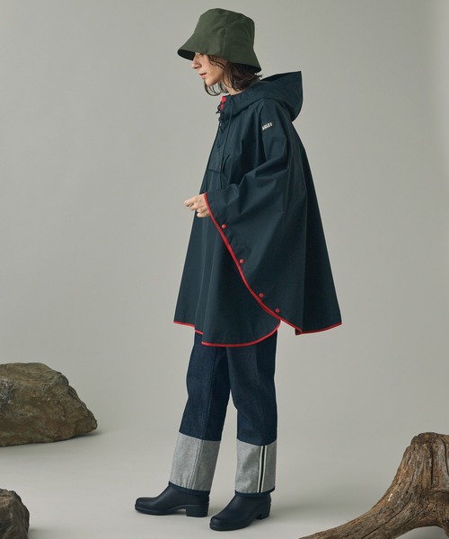 AIGLE（エーグル） レインコート カッパ 透湿防水 撥水 防風 2トーン